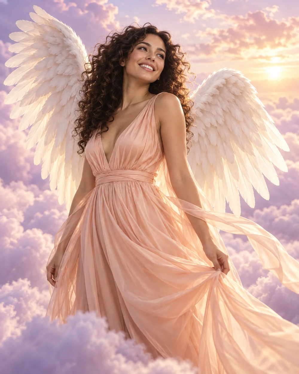 Angelic portrait concept