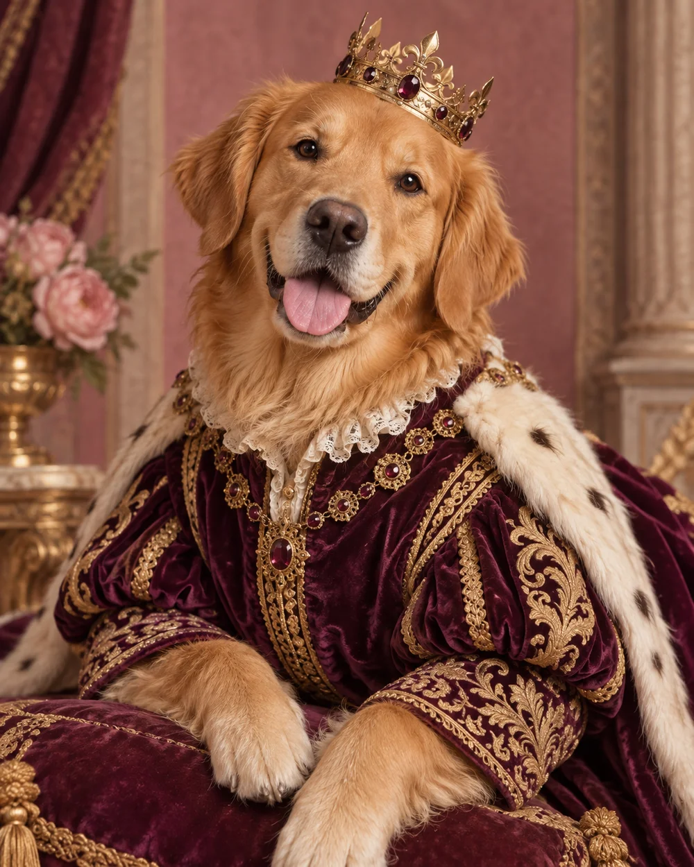 Royalty portrait concept